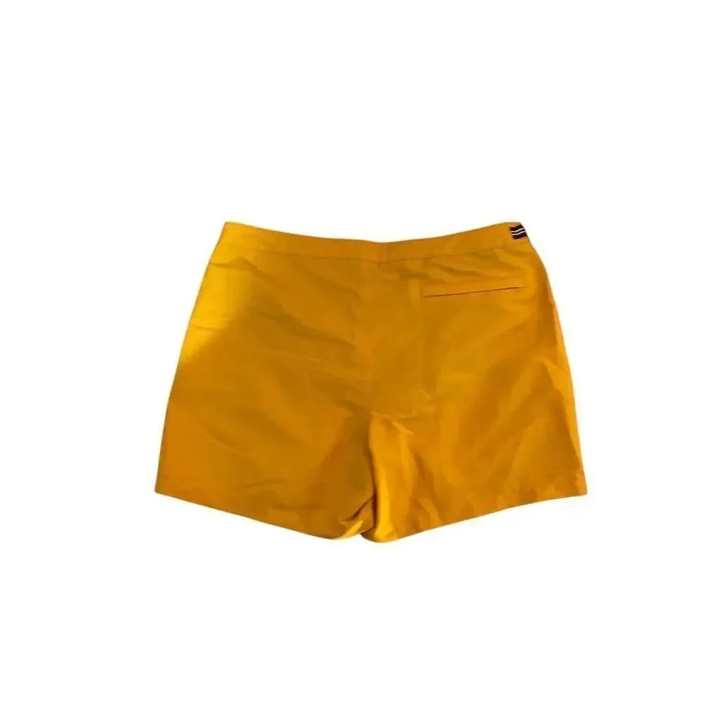 Fred Perry, men’s mustard, flat front sportswear, swimwear, size XL